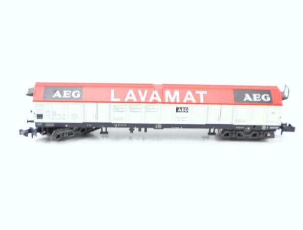 Minitrix N Güterwagen Hubschiebedachwagen "Lavamat" AEG 050 0 003-5 DB