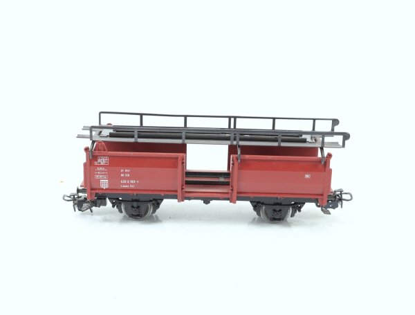 Märklin H0 4612 Güterwagen Autotransportwagen unbeladen 433 2 001-7 braun DB