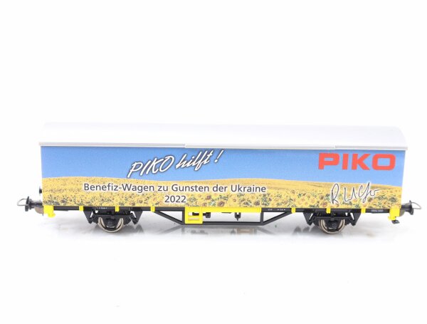 Piko H0 72227 Güterwagen PIKO Benefizwagen zu Gunsten der Ukraine 2022 / NEM AC