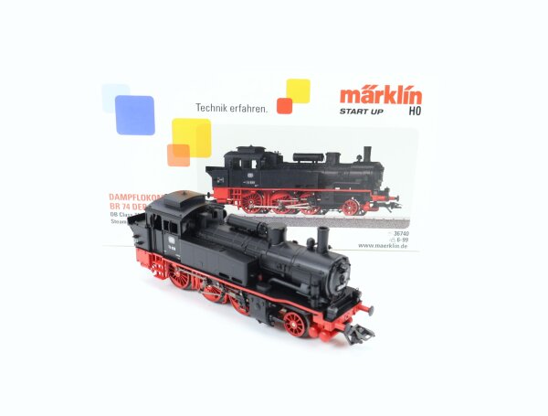 Märklin start up H0 36740 Dampflok Tenderlok BR 74 838 DB / Digital NEM OVP