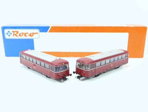 Roco H0 43045 Dieseltriebzug 2-tlg. Schienenbus mit Beiwagen BR 798/998 DB / NEM