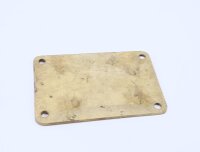 Eisenbahn Schild Lokschild Dampflokschild Bedienungsanweisung / Messingguss