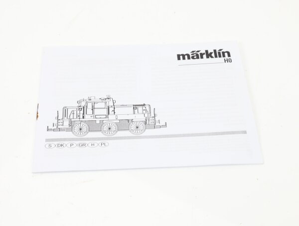 Märklin H0 29108 Anleitung Beschreibung für Diesellok BR V 60 DB /S/DK/P/GR/H/PL