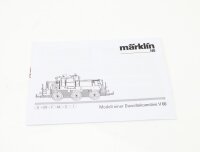 Märklin H0 29108 Anleitung Beschreibung für...