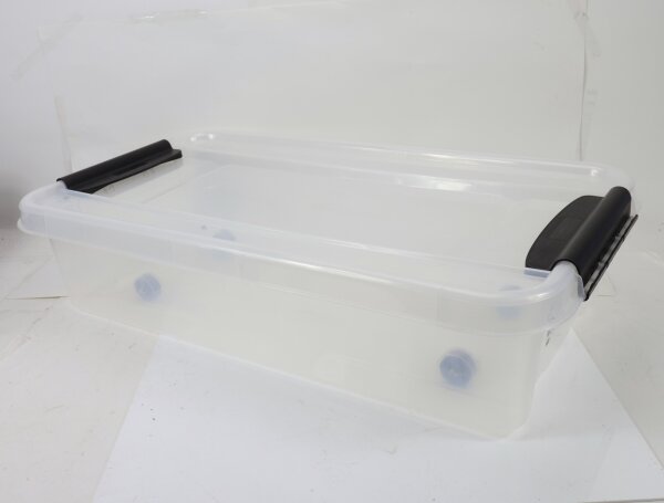 Probox 2783 Aufbewahrungsbox Kunststoffbox Bettroller 31 L mit Deckel