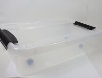 Probox 2783 Aufbewahrungsbox Kunststoffbox Bettroller 31 L mit Deckel