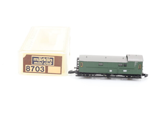Märklin Spur Z 8703 Personenwagen Gepäckwagen Pw3 0109729 Mz grün DB 1:220 / OVP