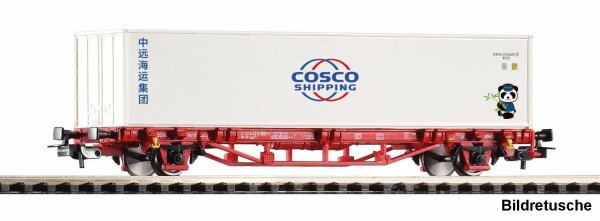 Piko H0 27749  Containertragwagen Lgs Cosco DB AG VI 1x40 Container mit Panda