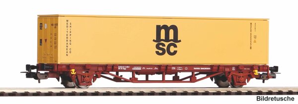 Piko H0 27751  Containertragwagen MSC FS VI 1x40 Container