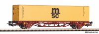 Piko H0 27751  Containertragwagen MSC FS VI 1x40 Container