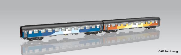 Piko H0 28336  2er Set Schnellzugwagen 111Ah und 112Ag PL-PKP IC