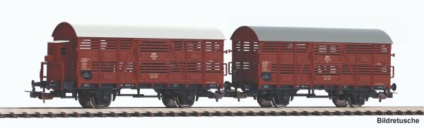 Piko  H0 28346  2er Set Verschlagwagen PKP III