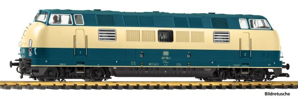 Piko Spur G 37463  G Sound-Diesellokomotive BR 221 DB IV, inkl. PIKO Sound-Decoder