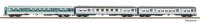 Piko Spur N 40656  N 3er Set Personenwagen Silberling DB...