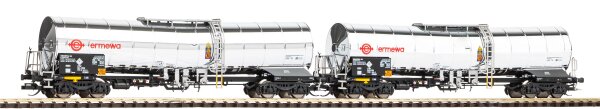 Piko Spur TT 47683  TT 2tlg. Set Chemiekesselwagen Ermewa VI