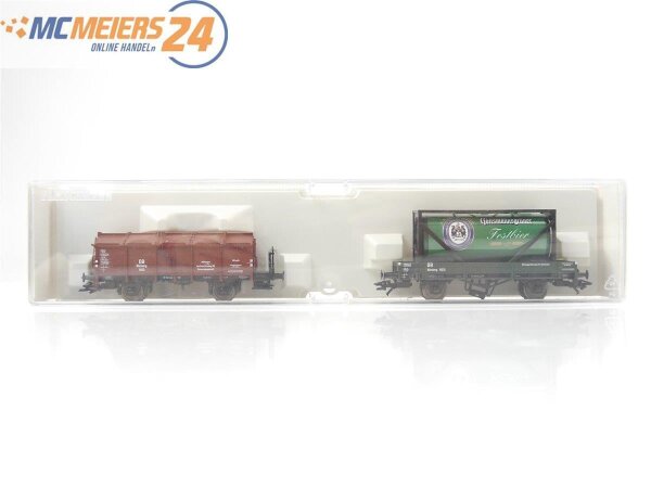 Fleischmann H0 82 5910 K Güterwagenset 2-tlg. Bahndienstwagen DB / NEM E568