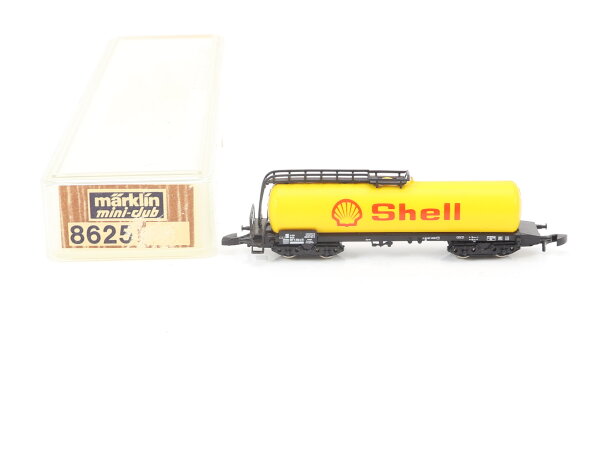 Märklin Spur Z 8625 Güterwagen Kesselwagen Shell 4-achsig 650-8 DB / OVP