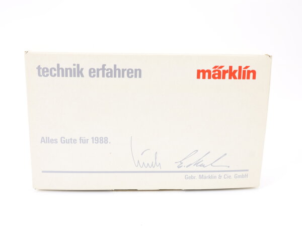 Märklin Z Sonderwagen "Alles Gute für 1988" / MHI OVP