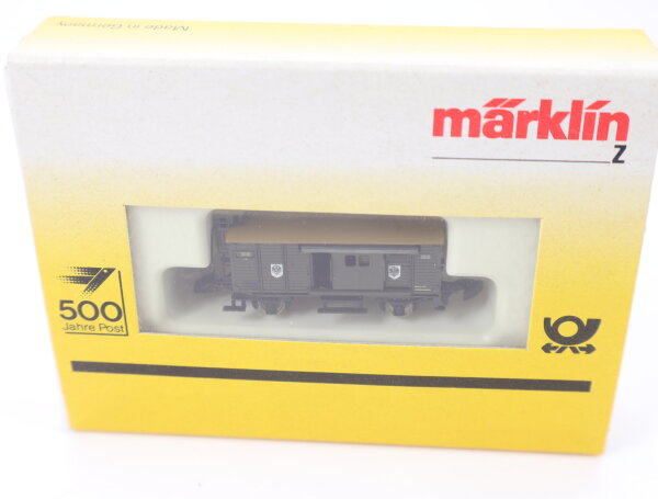 Märklin mini-club Spur Z PMS 64-01 Güterwagen Postwagen "500 Jahre Post" OVP