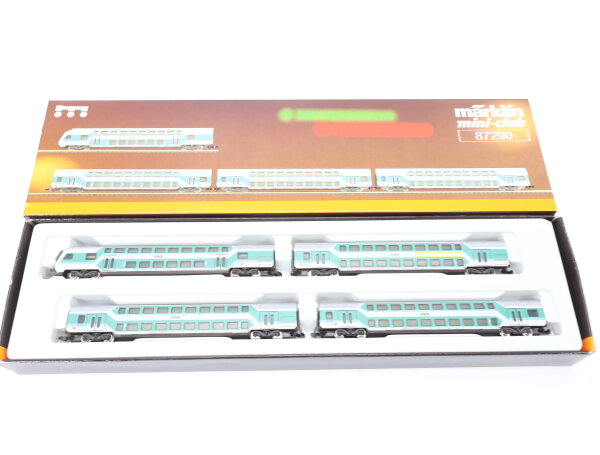 Märklin mini-club Z 87290Personenwagen-Set 4-tlg. Doppelstockwagen DB / MHI OVP