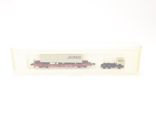 Märklin Z 8662 Güterwagen Huckepackwagen "Stiebel Eltron" 479 3 685-8 DB / OVP