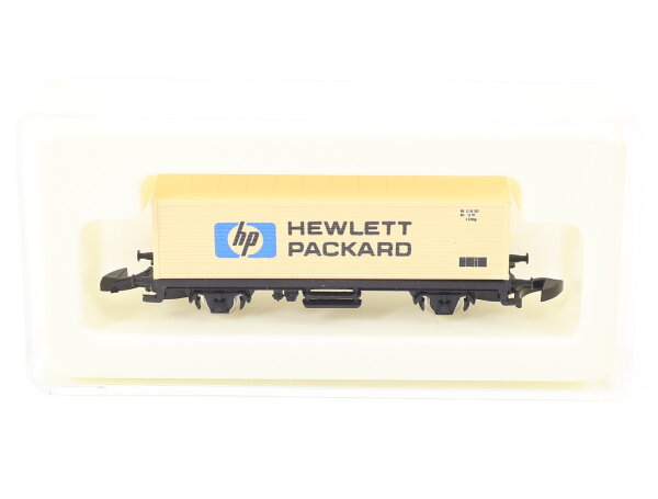 Märklin Z 8618 Güterwagen Containerwagen "Hewlett Packard"
