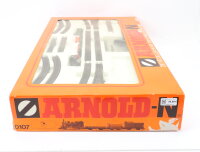 Arnold N 0107 Startset 24-tlg. Güterzug mit Gleismaterial und Trafo / OVP