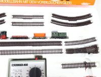 Arnold N 0107 Startset 24-tlg. Güterzug mit Gleismaterial und Trafo / OVP