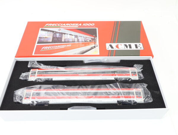ACME H0 70203 Personenwagenset 2-tlg. Ergänzung "Frecciarossa 1000" / Licht OVP