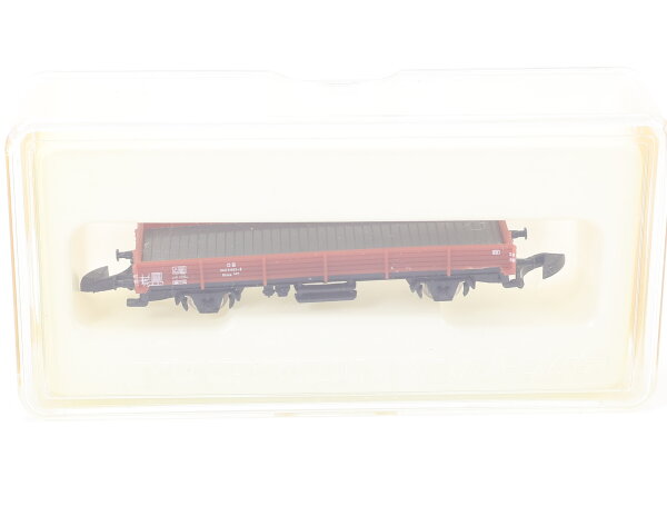 Märklin Spur Z 8610 Güterwagen Niederbordwagen 343 0 001-2 braun DB 1:220