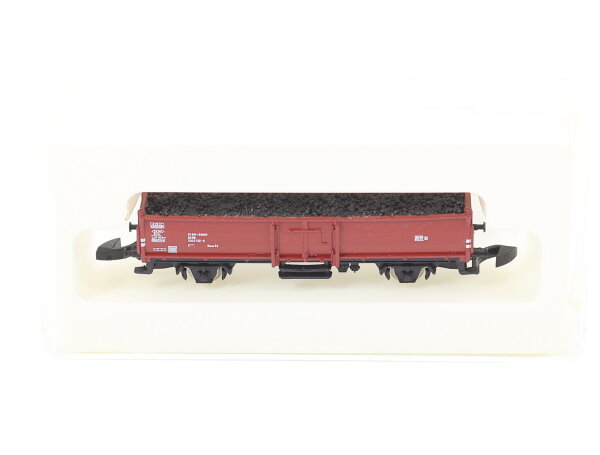 Märklin Spur Z 8622 offener Güterwagen Mittelbordwagen 732-9 braun DB beladen