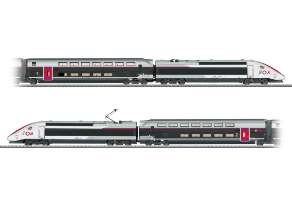 Märklin H0 37798 Hochgeschwindigkeitszug TGV INOUI 4-tlg. SNCF Digital 1:87