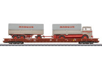Märklin H0 47412 Güterwagen Niederflurwagen...
