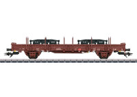 Märklin H0 46409 Güterwagen Rungenwagen mit Drehgestellen Ks 446 braun DB 1:87