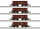 Märklin H0 82710 Güterwagen-Set 4-tlg. Selbstentladewagen OOtz 44 1:220