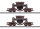 Märklin H0 46146 Güterwagen-Set 2-tlg. Schlackenwagen gealtert Epoche III 1:87