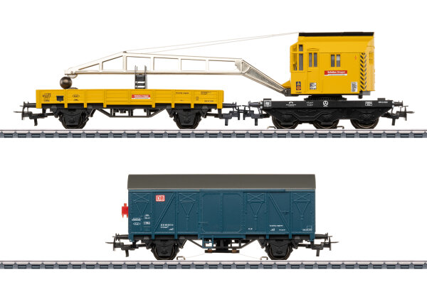 Märklin H0 46720 Kranwagen-Set 3-tlg. mit Digital-Funktionen mfx MHI 1:87