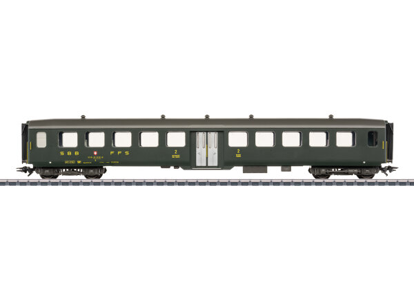 Märklin H0 43383 Personenwagen Leichtstahl-Sitzwagen 2. Klasse SBB 1:87