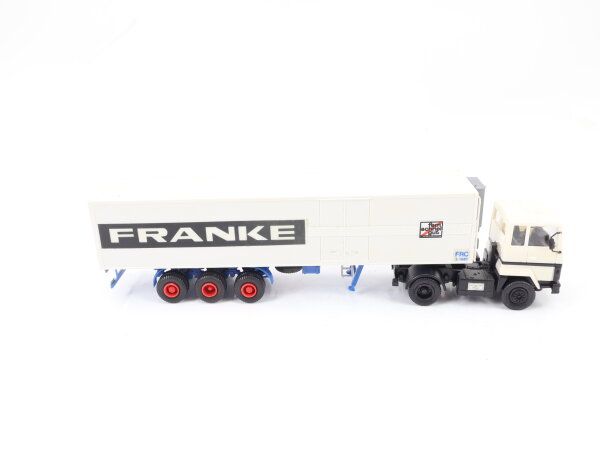 Herpa H0 Modellfahrzeug LKW Kühl-Koffer-Sattelzug "Franke fern schnell gut" 1:87