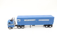 Spur H0 Modellfahrzeug US-LKW Sattelzug Pritsche /Plane...