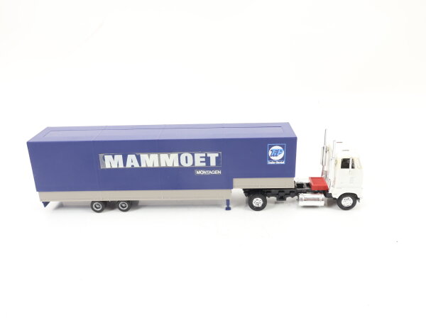 Spur H0 Modellfahrzeug LKW Sattelzug Pritsche /Plane "Mammoet" 1:87