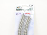 Kato Unitrack N 20-183 R/315-282 45° Gleis Doppelgleis gebogen 2-tlg.
