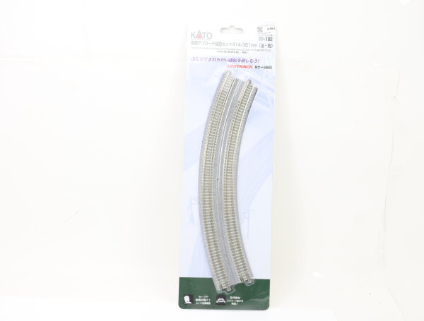 Kato Unitrack N 20-182R Gleis 1x Doppelgleis gebogen R414/381 mm
