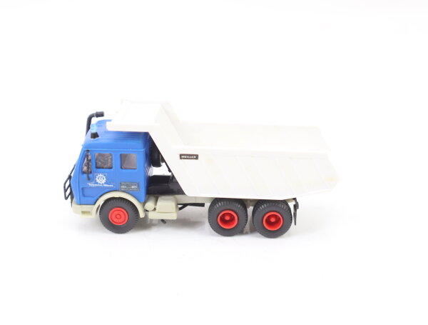 Spur H0 Modellfahrzeug LKW MB Muldenkipper des THW 1:87