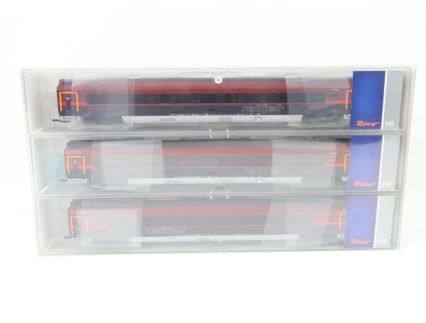 Roco H0 64181 Personenwagenset 3-tlg. "railjet" 1./2. Klasse ÖBB / NEM OVP