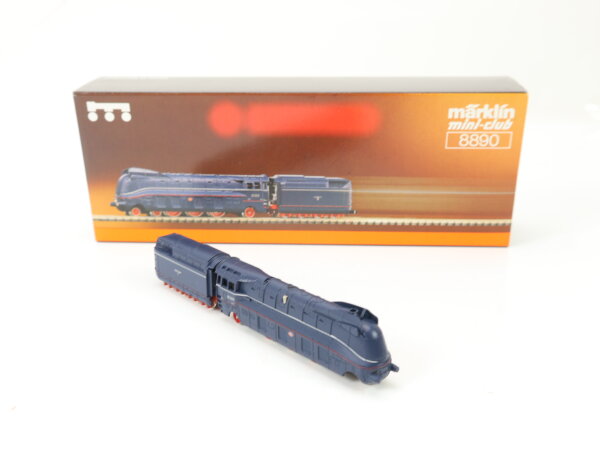 Märklin mini-club Spur Z 8890 Dampflok Stromlinienlok blau BR 03 1079 DR / OVP