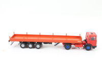 Kibri H0 Modellauto aus Bausatz LKW MAN Sattelzug Pritsche 1:87