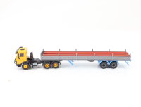 Kibri H0 Modellauto aus Bausatz LKW MB Sattelzug Pritsche...
