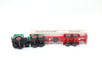 Wiking H0 540 Modellauto LKW MB Koffer-Sattelzug  mit Werbeaufdruck  1:87