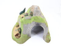 Noch H0 223 Tunnel  Gebirge mit Aussichtspunkt und Quelle 1-gleisig